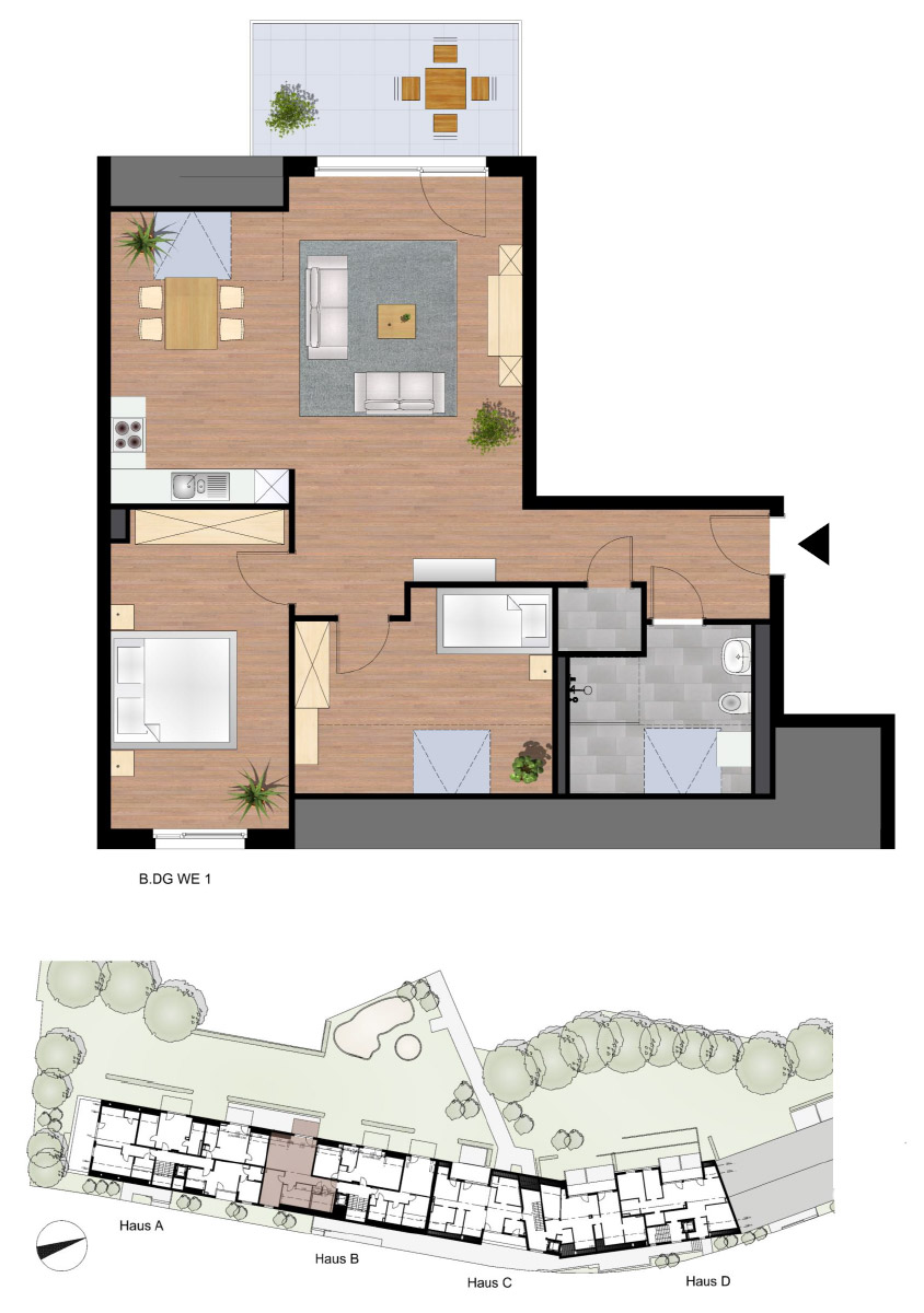 Seniorenwohnen Ellerhof WE B 3.1