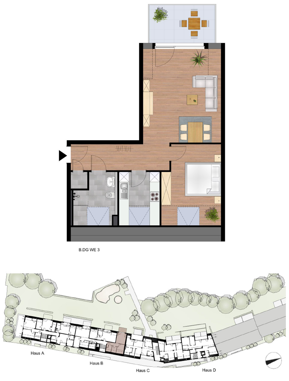 Seniorenwohnen Ellerhof WE B 3.3